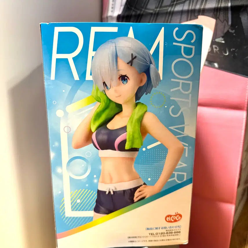 [BUNJANG] Elcocoror (Elco) Re:Zero Starting Life in Another World Rem Tracksuit Figure (Sealed) / [미개봉] 리제로부터시작하는이세계생활 엘코코 체육복 렘 피규어