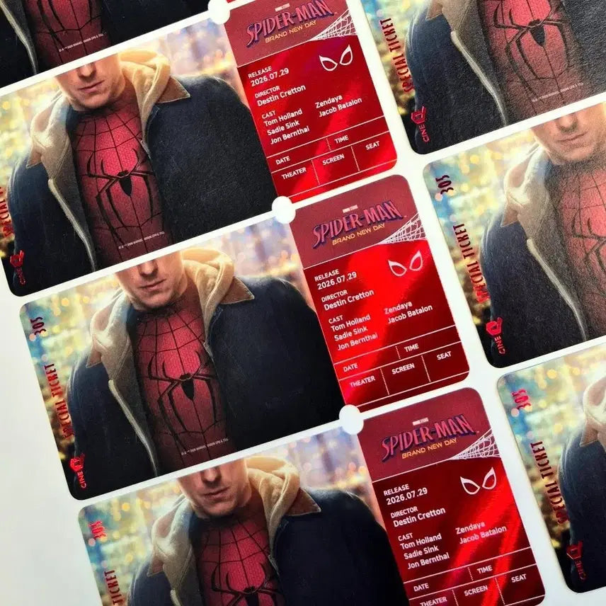 [BUNJANG] Spider-Man: No Way Home Special Ticket Set / <스파이더맨 브랜드 뉴 데이> 스페셜 티켓