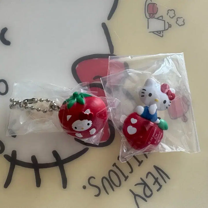 [BUNJANG] Sanrio Hello Kitty Vegetable Gacha Keyring Hanger Bundle Set / 헬로키티 키링 행거 가챠 야채 산리오 일괄