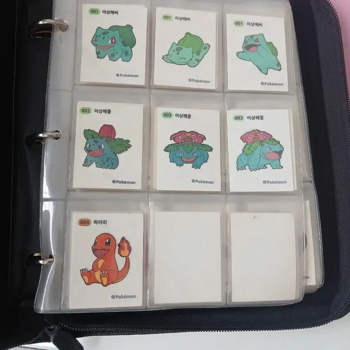 [BUNJANG] Pokemon Stickers Bundle Set with Storage Case / 포켓몬 띠부씰145장 일괄+보관함 세트