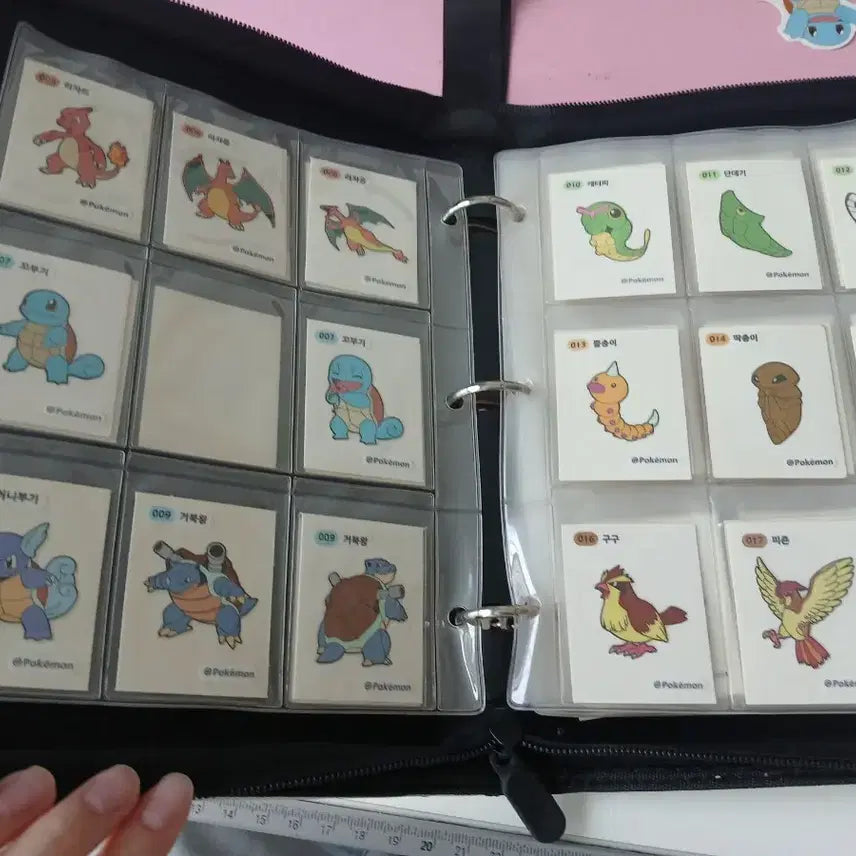 [BUNJANG] Pokemon Stickers Bundle Set with Storage Case / 포켓몬 띠부씰145장 일괄+보관함 세트