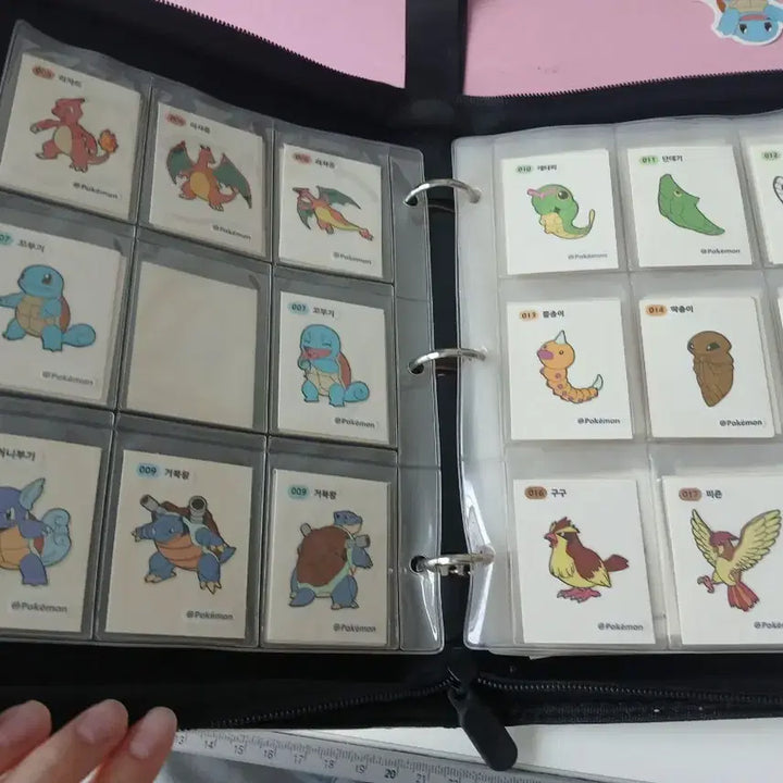 [BUNJANG] Pokemon Stickers Bundle Set with Storage Case / 포켓몬 띠부씰145장 일괄+보관함 세트