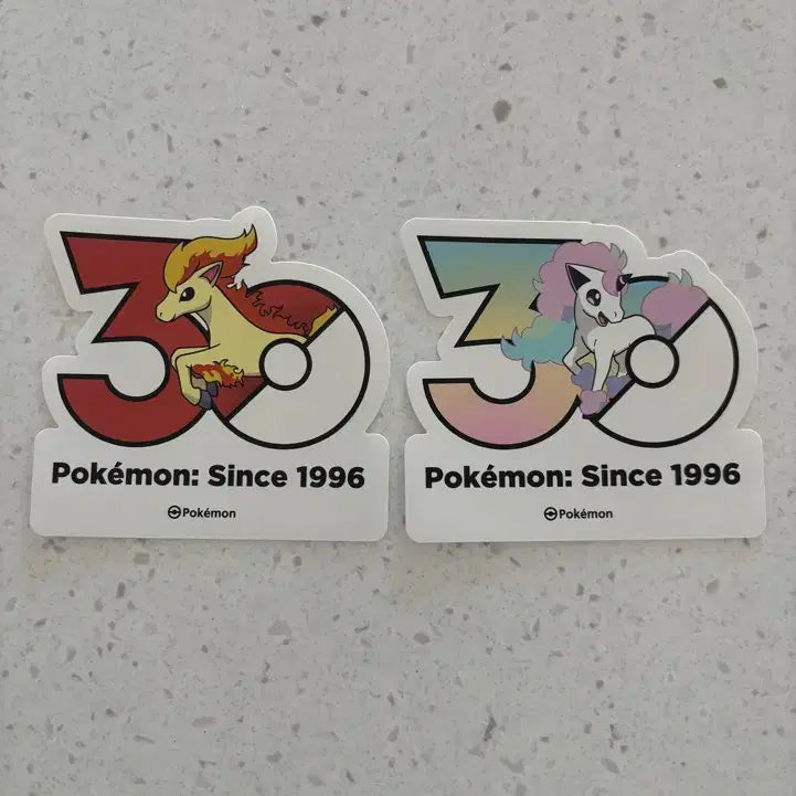 [BUNJANG] Pokemon 30th Anniversary Sticker Galarian Ponyta / 포켓몬 30주년 스티커 포니타 가라르 포니타
