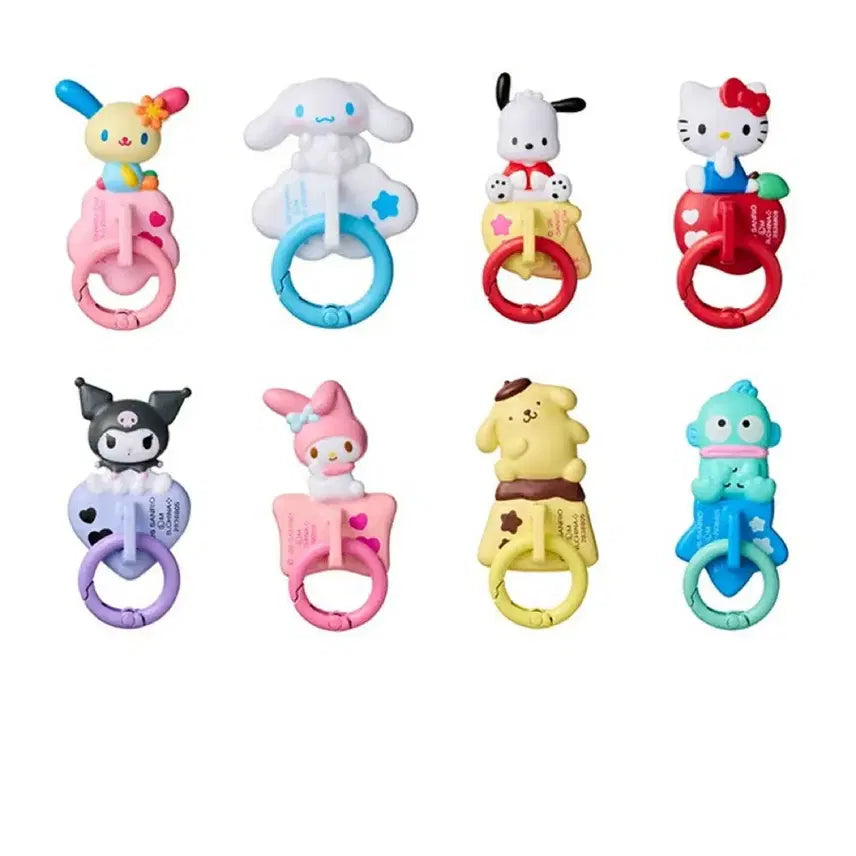 [BUNJANG] Cinnamoroll Keychain Hanger Gacha Bundle Set / 산리오 키링 행거 가챠 별빛천사 시나모롤