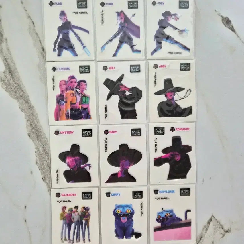 [BUNJANG] K-Pop Demon Hunters GS Stickers Bundle Set / 케데헌띠부씰 GS케데헌띠부씰 케이팝데몬헌터스