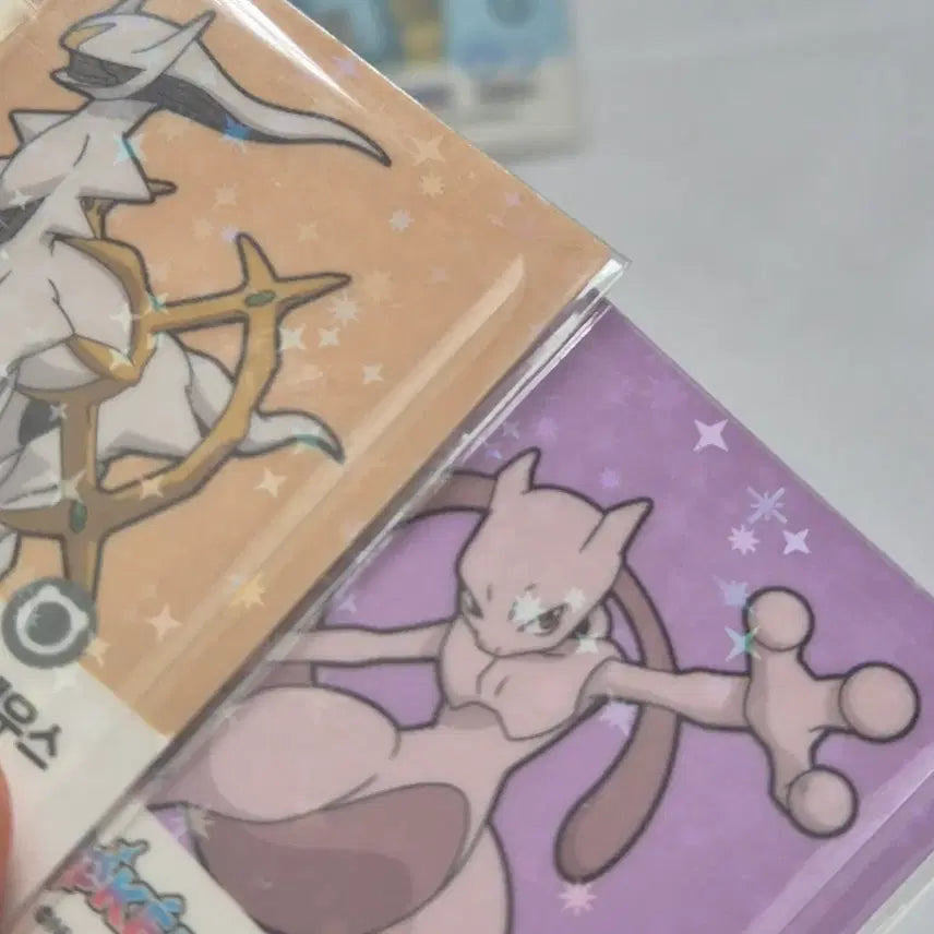 [BUNJANG] Pokemon Nacho Sticker Set - Mewtwo, Arceus, Gyarados (Bundle) / 포켓몬스터 포켓몬 나쵸 띠부씰 스티커 뮤츠 아르세우스 갸라도스 일괄