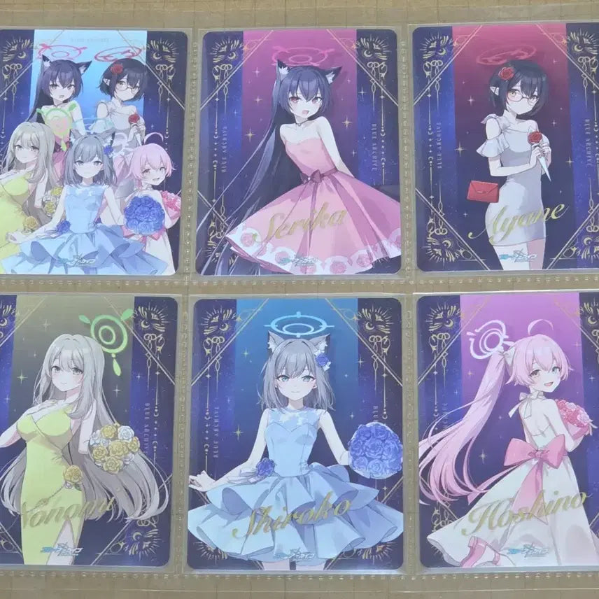 [BUNJANG] Blue Archive Sega Prize Lottery Collaboration Photocard Set (22 Cards) / 블루아카이브 세가프라이즈 쿠지  콜라보 포토카드 22장 전종
