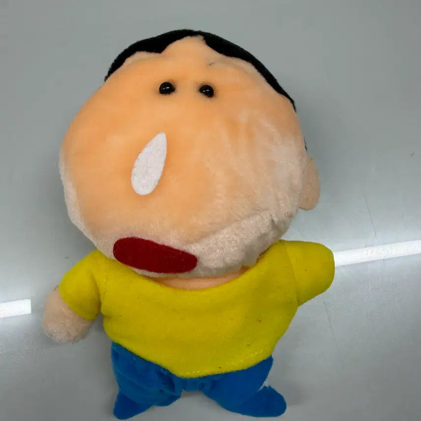 [BUNJANG] Vintage Crayon Shin-chan "Mengu" Yellow Plush Toy / 고전 맹구(짱구) 노랑 인형 팝니다.