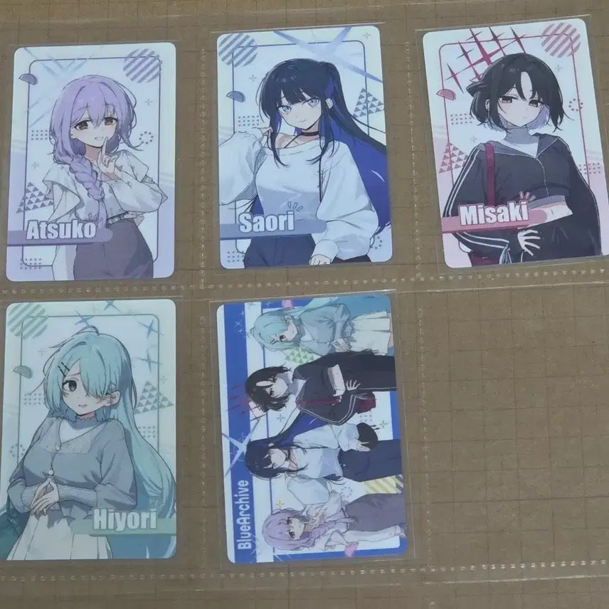 [BUNJANG] Blue Archive Japan DiverCity Collab Photocard Bundle - Saori (Arius) / 블루아카이브 일본 다이버시티 콜라보 포토카드 10장 아리우스 사오리