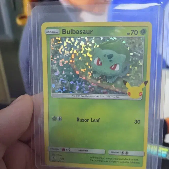 [BUNJANG] Pokemon Card Bulbasaur 25th Anniversary Edition Holo / 포켓몬카드 이상해씨 25주년 기념 에디션