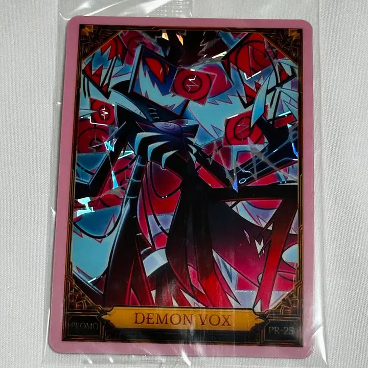 [BUNJANG] Hazbin Hotel VOX Cracked Ice PR-25 Card / 택포38)해즈빈 호텔 데몬 복스 VOX CRACKED ICE  아이스 크랙 카드 PR-25