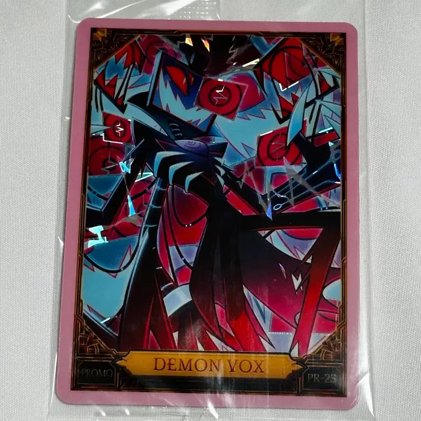 [BUNJANG] Hazbin Hotel VOX Cracked Ice PR-25 Card / 최저가 데몬 복스 아이스 크랙 카드 PR-25 VOX CRACKED ICE 해즈빈 호텔
