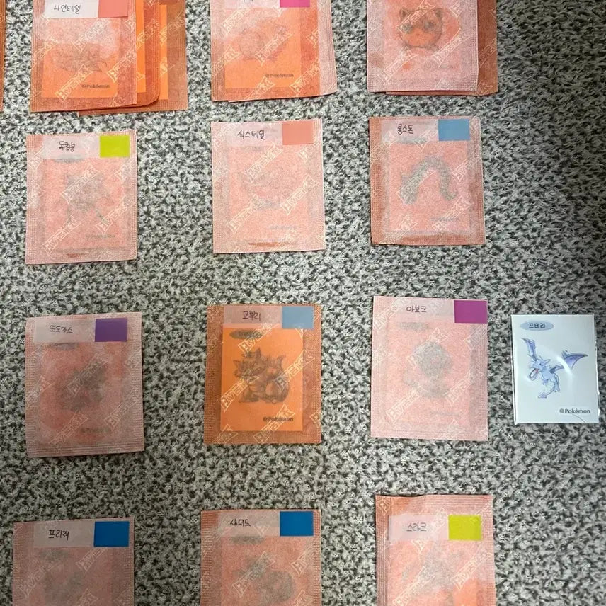 [BUNJANG] Pokemon 30th Anniversary Artwork Ttibusseal - Sealed / 미개봉 포켓몬 30주년 아트워크 띠부씰 팝니다