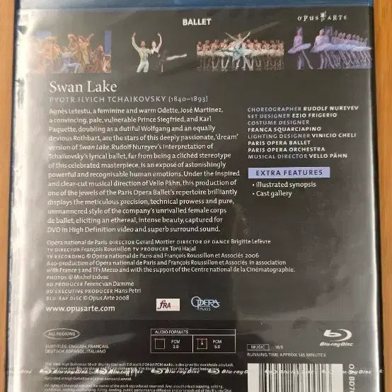 [BUNJANG] Opus Arte Tchaikovsky Swan Lake Blu-ray Sealed / 오푸스 아르테(Opus Arte) 레이블의 차이코프스키 발레 백의 호수 (Swan Lake) 블루레이 미개봉(새상품)