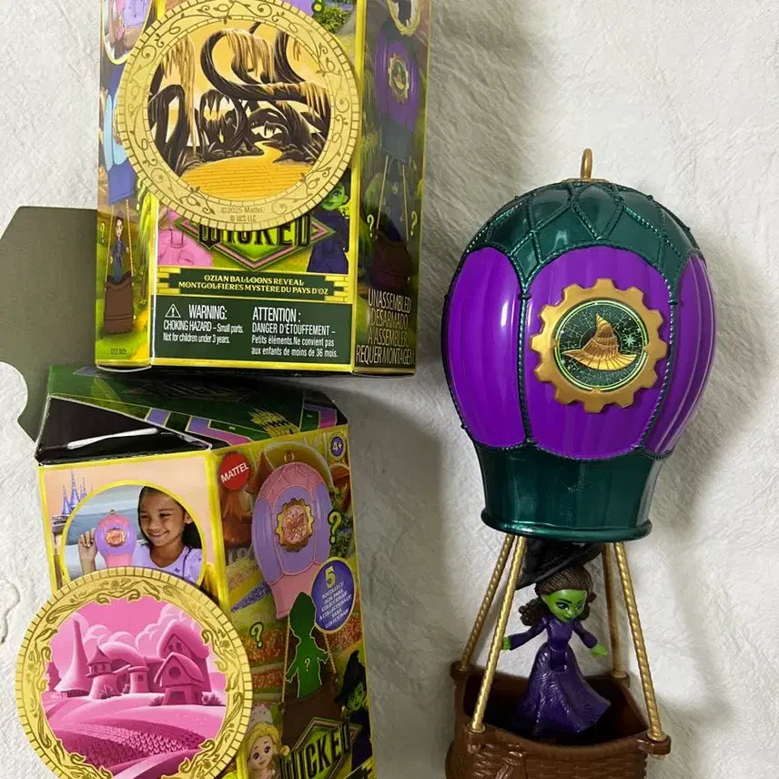 [BUNJANG] Barbie Wicked Collection Hot Air Balloon Bundle (Glinda &amp; Elphaba) / 바비인형 위키드 콜라보 열기구(글린다 엘파바)일괄