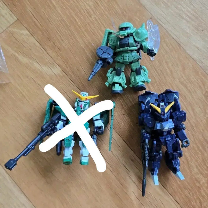 [BUNJANG] Gundam Figure Ensemble Set (Dunamess, Silver Bullet Suppressor, High Mobility Zaku II) / 건담 피규어 앙상블 3종 세트 듀나메스,실버불릿 서프레서,고기동 자쿠2