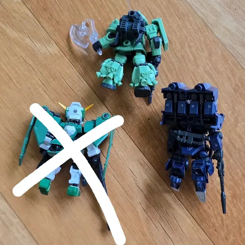 [BUNJANG] Gundam Figure Ensemble Set (Dunamess, Silver Bullet Suppressor, High Mobility Zaku II) / 건담 피규어 앙상블 3종 세트 듀나메스,실버불릿 서프레서,고기동 자쿠2