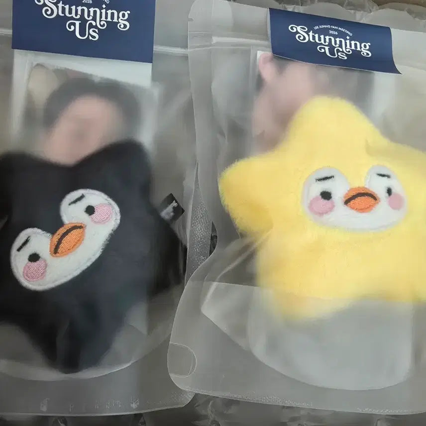 [BUNJANG] Lee Junho Star Penguin Keyring (Set of 2) Sealed / 이준호 별펭키링 미개봉