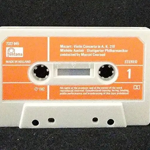 [BUNJANG] Mozart Violin Concertos Cassette Tape / 모차르트 바이올린 협주곡 카세트 테이프
