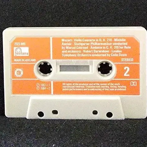 [BUNJANG] Mozart Violin Concertos Cassette Tape / 모차르트 바이올린 협주곡 카세트 테이프