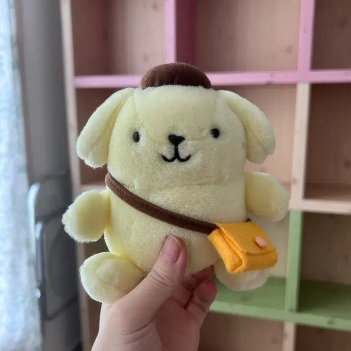[BUNJANG] Vintage Pompompurin Doll Travel Bag Set / 고전 여행가방 멘 폼폼푸린 인형