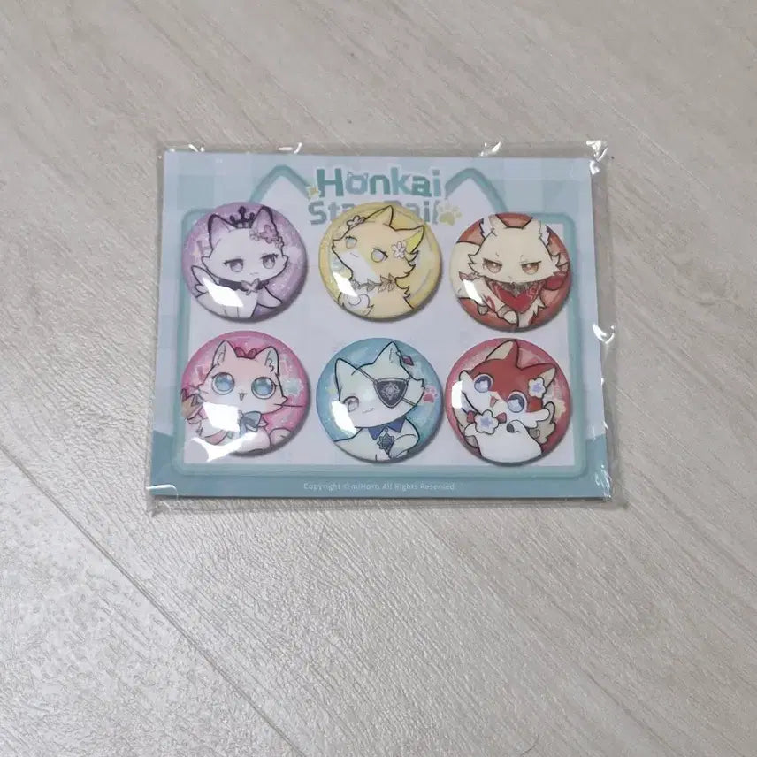 [BUNJANG] Honkai: Star Rail Descendants of the Golden Cat Can Badge (Sealed) / 붕괴 스타레일 황금의 후예 특전 고양이 캔뱃지(미개봉)
