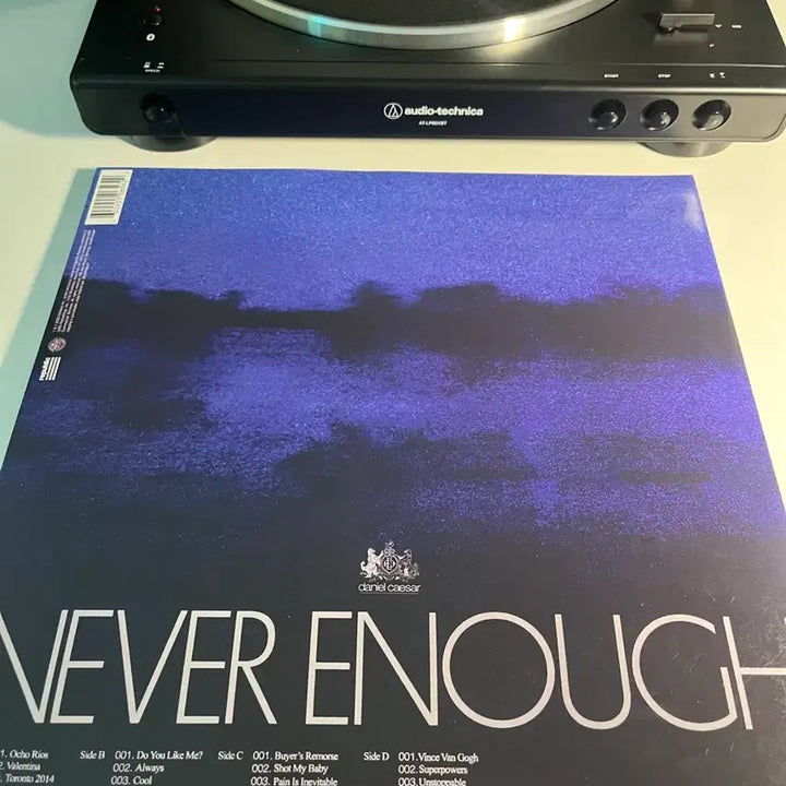 [BUNJANG] Daniel Caesar NEVER ENOUGH 2LP Orange Vinyl / 다니엘 시저 NEVER ENOUGH 오렌지반 2LP