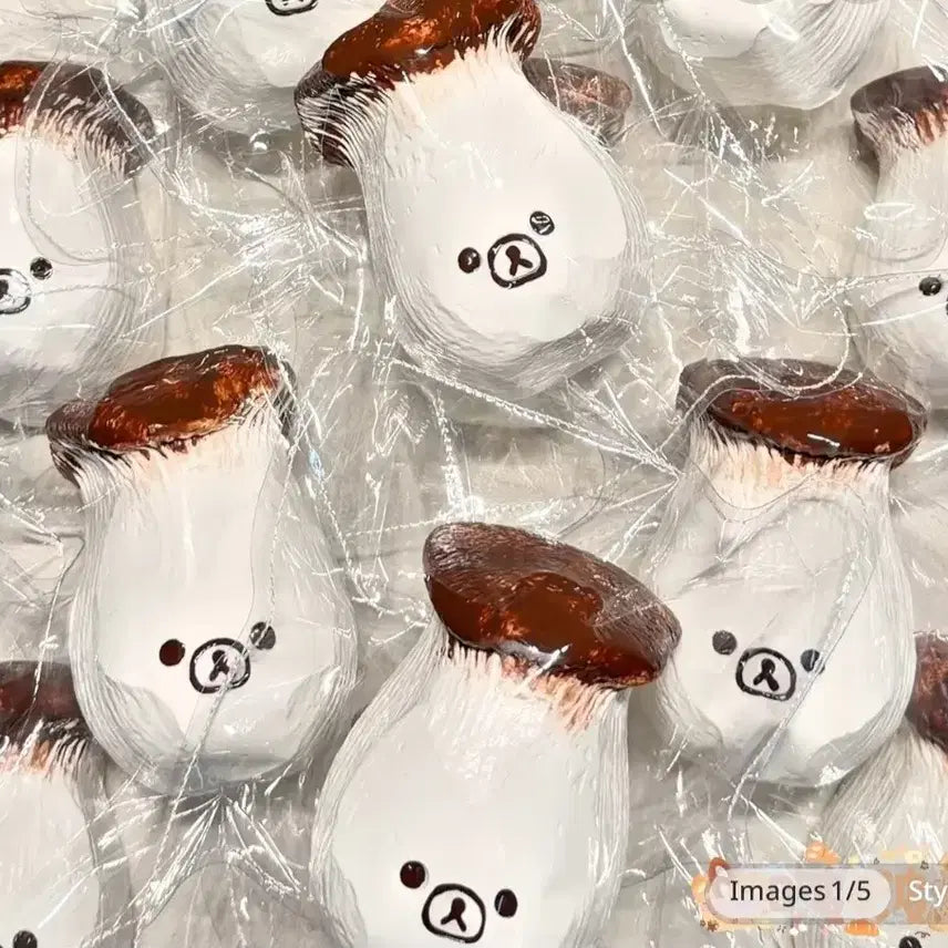 [BUNJANG] Rilakkuma Mushroom Squishy / 새상품 리락쿠마 버섯 말랑이