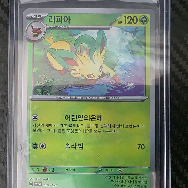 [BUNJANG] Pokemon Card Leafeon Master Ball 002/187 / 포켓몬카드 리피아 마스터볼 002/187