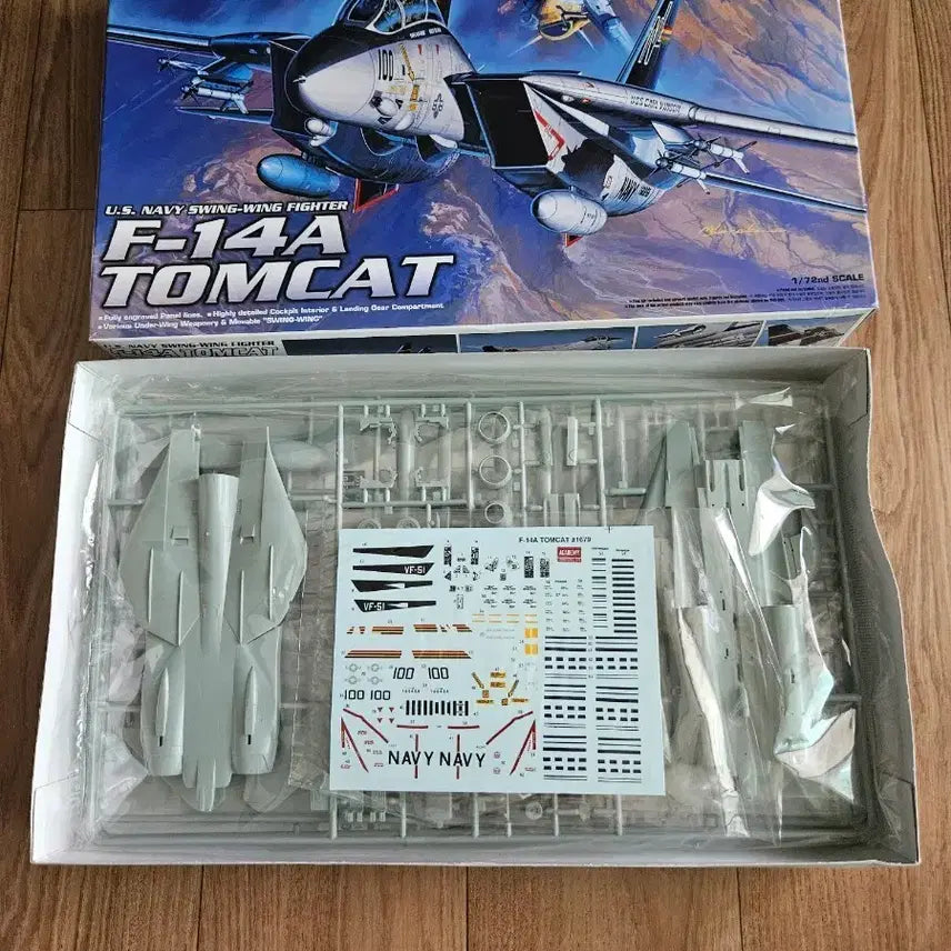 [BUNJANG] Academy 1/72 F-14A Tomcat Plastic Model Kit / 아카데미 1/72 F-14A 톰캣 프라모델