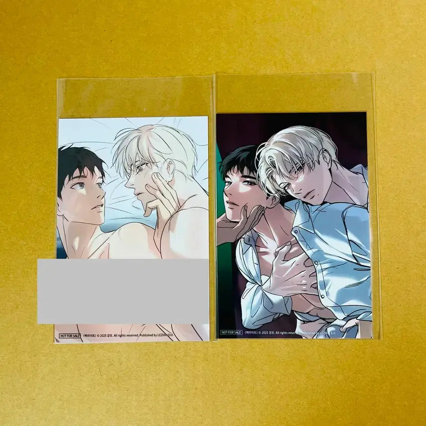 [BUNJANG] Resin Backlight Header Skinship 2 Types Set / 레진 아밝 백라이트 헤더 스킨십 2종
