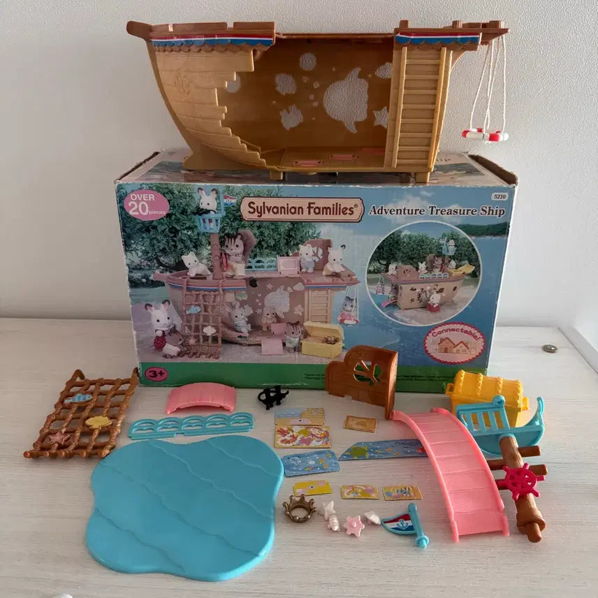 [BUNJANG] Discontinued Vintage Sylvanian Families Adventure Treasure Island Playset / 5210)단종)올드)실바니안 어드벤처 보물섬