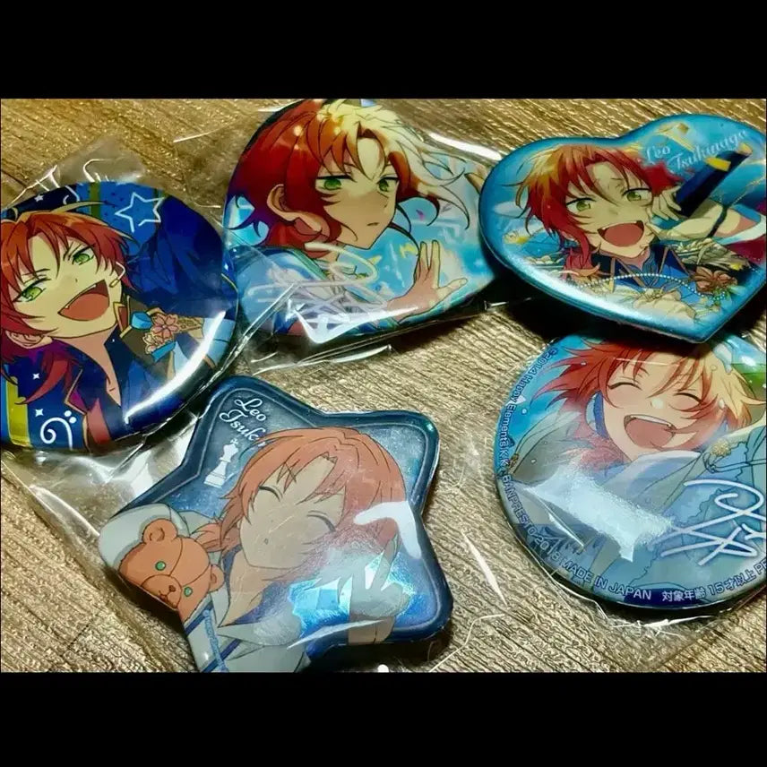 [BUNJANG] Ensemble Stars! Tsukisaga Leo Bundle Set Badges / 앙스타 츠키나가 레오 뱃지 일괄