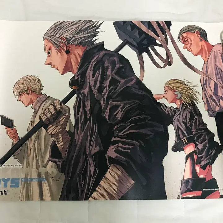 [BUNJANG] Sakamoto Days Poster 3 Types Bundle Set / 일괄) 사카모토데이즈 포스터 3종