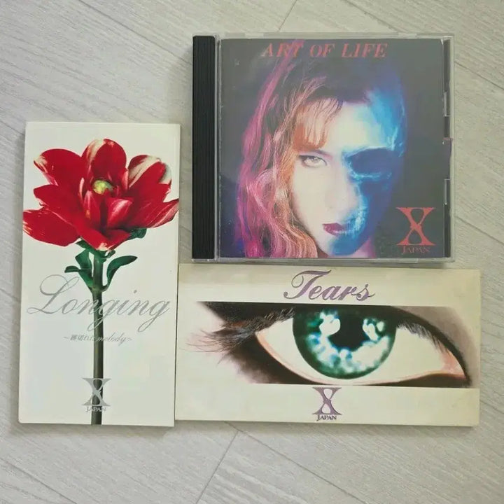 [BUNJANG] X JAPAN Japanese CD 3-Disc Set - ART OF LIFE, Tears, Longing / X JAPAN 일본판 CD 3종 일괄 / ART OF LIFE Tears Longing