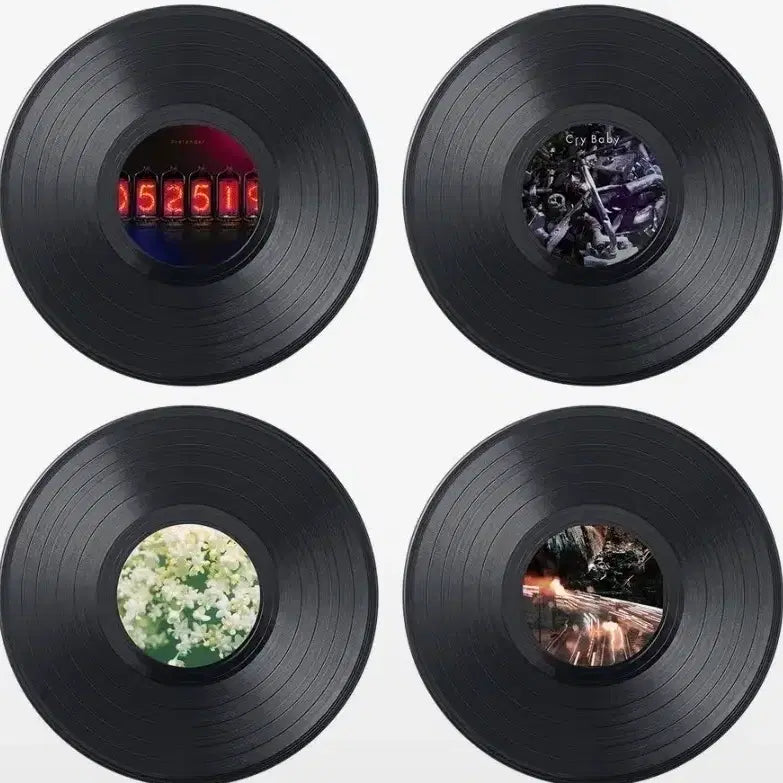 [BUNJANG] Official HIGE DANISM HIGE DAN Popup LP Coaster Set / 오피셜히게단디즘 히게단 팝업 LP 코스터 세트