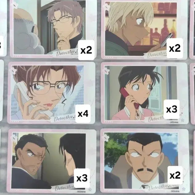 [BUNJANG] Detective Conan Chinese Kayou, Pasa, Emoca, and More Cards / (교환/판매)명탐정코난 중국 kayou(카유), 파샤, 에모카 등