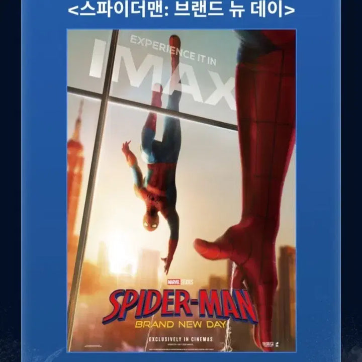 [BUNJANG] Spider-Man: Brand New Day IMAX Poster / [a3 전용 박스] 스파이더맨 : 브랜드 뉴 데이 아이맥스 포스터