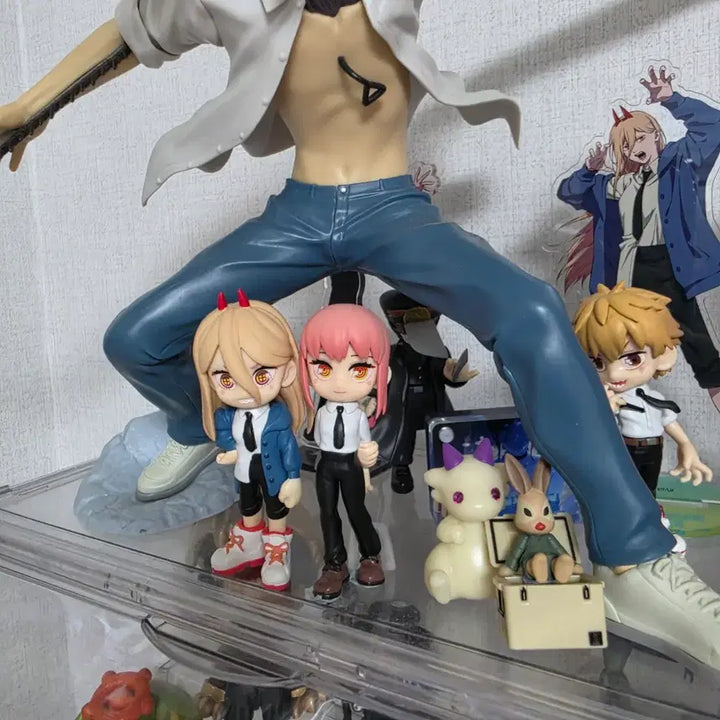 [BUNJANG] Falverse Chainsaw Man 4-Figure Set / 팔버스 체인소맨 피규어 4종