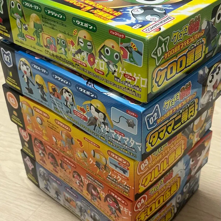 [BUNJANG] Bandai Sgt. Frog Keroro Plamodel Full Set Bundle / 새상품) 반다이 개구리 중사 케로로 프라모델 풀세트 일괄