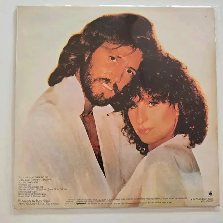 [BUNJANG] Barbra Streisand Guilty LP / 바브라 스트라이샌드 LP/  Barbra Streisand - Guilty/ 가사집 있음/ MINT