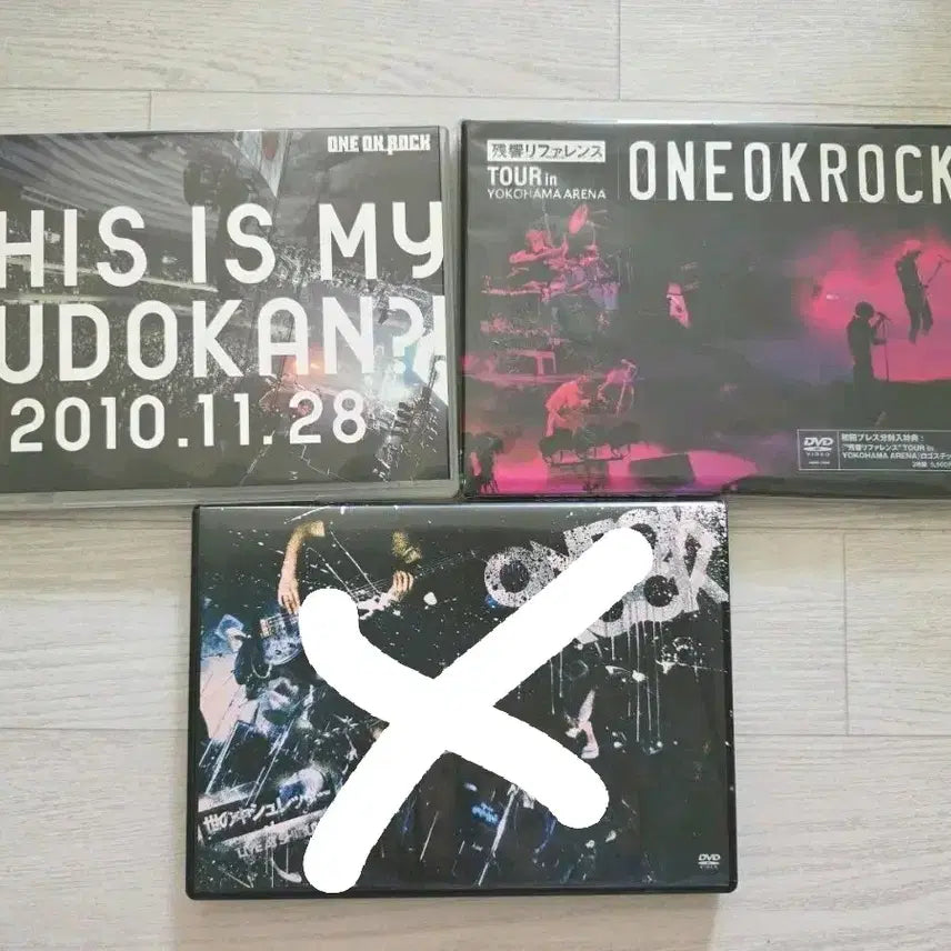 [BUNJANG] ONE OK ROCK Live DVD Set (Japanese Edition) / ONE OK ROCK 원오크록 일본판 라이브 DVD 3종