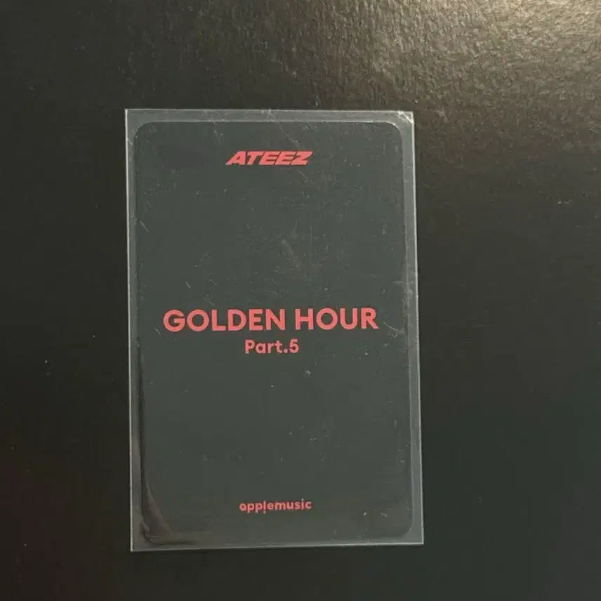 [BUNJANG] ATEEZ Golden Hour Part.5 Apple Music POB Photocard (Yunho) / 에이티즈 골든아워5 애플뮤직 윤호 포카