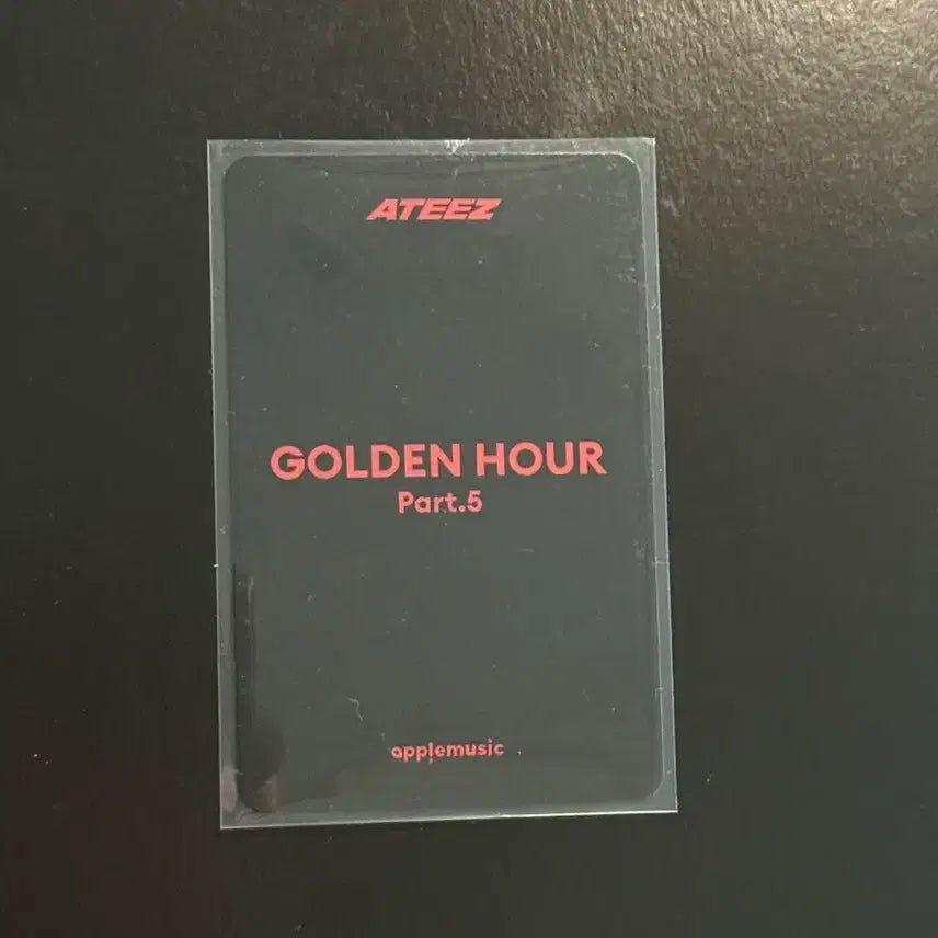 [BUNJANG] ATEEZ GOLDEN HOUR : Part.5 Jongho Lucky Draw Photocard / 에이티즈 골든아워5 애플뮤직 어머나 종호 포카