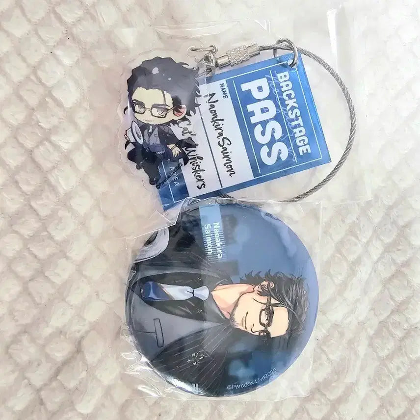 [BUNJANG] Paradox Live Simon Naoki Akira Can Badge &amp; Acrylic Charm Set / 파라독스 라이브 사이몬 나오아키라 캔벳지, 아크릴참