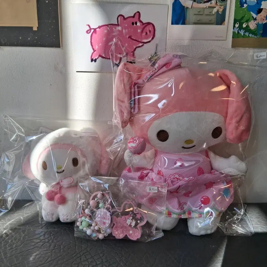 [BUNJANG] Sanrio My Melody Plush Set / 산리오 마이멜로디 인형 일괄