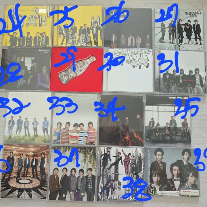[BUNJANG] Arashi Japanese/Hong Kong Edition CD Single Album 5-Disc Set / 아라시 ARASHI CD 싱글 앨범 5장 세트 일본판/홍콩판