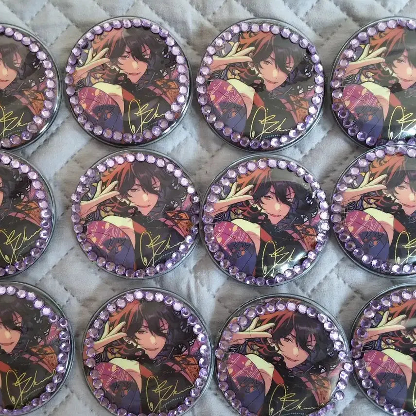 [BUNJANG] Ensemble Stars! Sakuma Rei Shikkou Badge Bundle Set (12 pcs) / 사쿠마 레이 시광 뱃지 12개 일괄 중스타 어전시합 별의 흔적 캔뱃지 앙상블스타즈