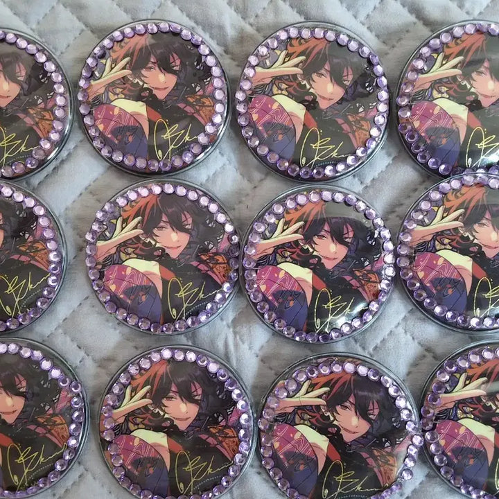 [BUNJANG] Ensemble Stars! Sakuma Rei Shikkou Badge Bundle Set (12 pcs) / 사쿠마 레이 시광 뱃지 12개 일괄 중스타 어전시합 별의 흔적 캔뱃지 앙상블스타즈