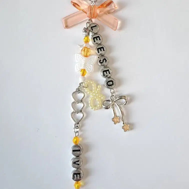 [BUNJANG] IVE LEESEO Initial Charm Keychain / 아이브 이서 이니셜키링